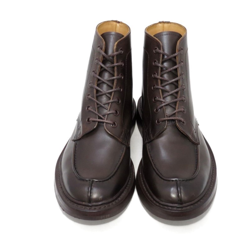 1円 訳有 Tricker's トリッカーズ M7632 Uチップブーツ カントリブーツ エスプレッソ ブーツ UK7 箱付 40007191 ...