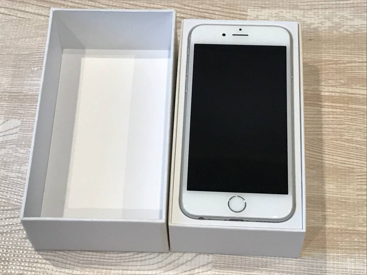 アイフォン iphone6 シルバー 中古 Apple iPhone6 16GB バッテリー100