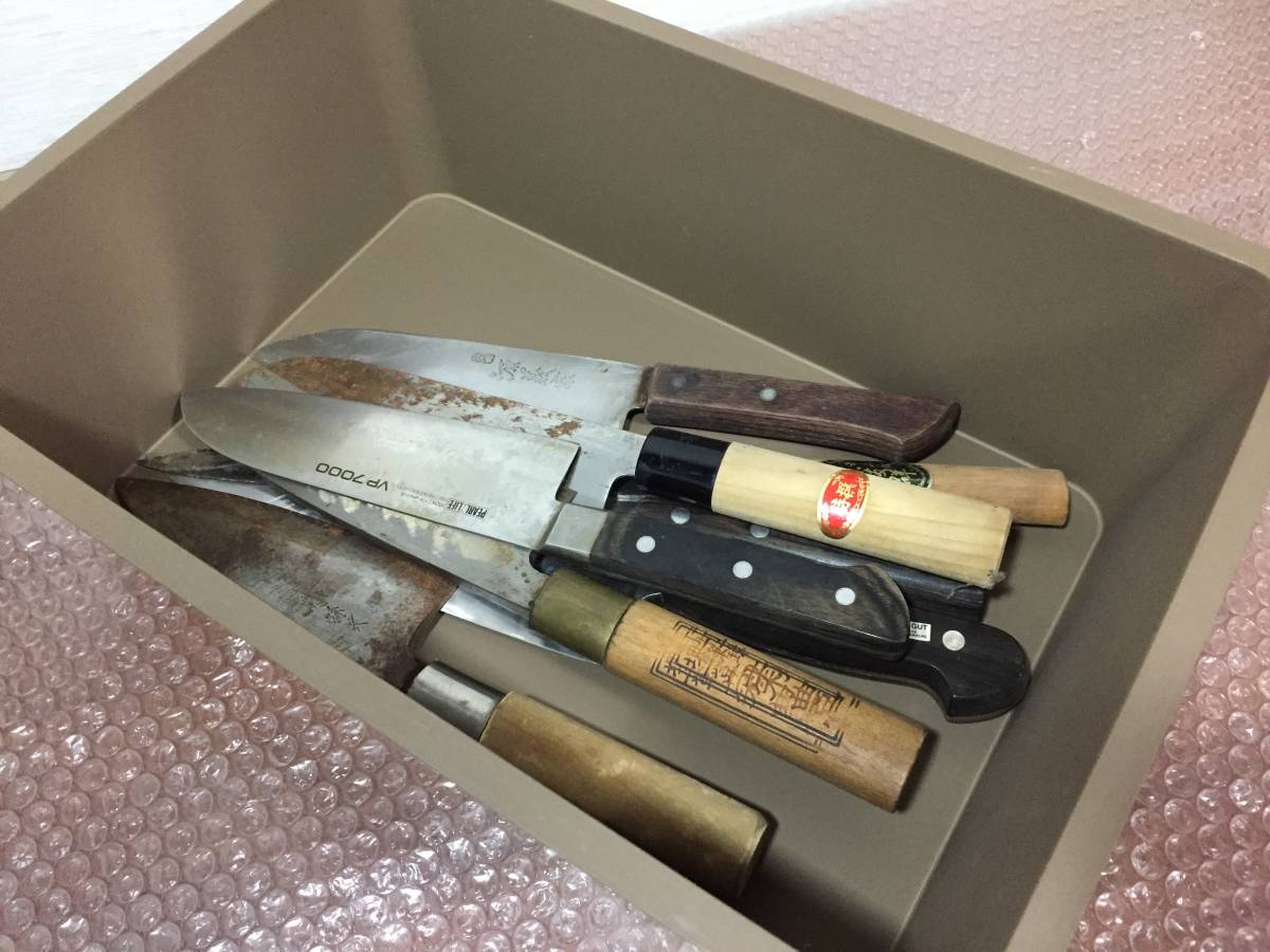 【ジャンク 未確認】 包丁 まとめ 8セット ☆雲富士 関孫六 菊豊 源義宗 ヘンケルス など★