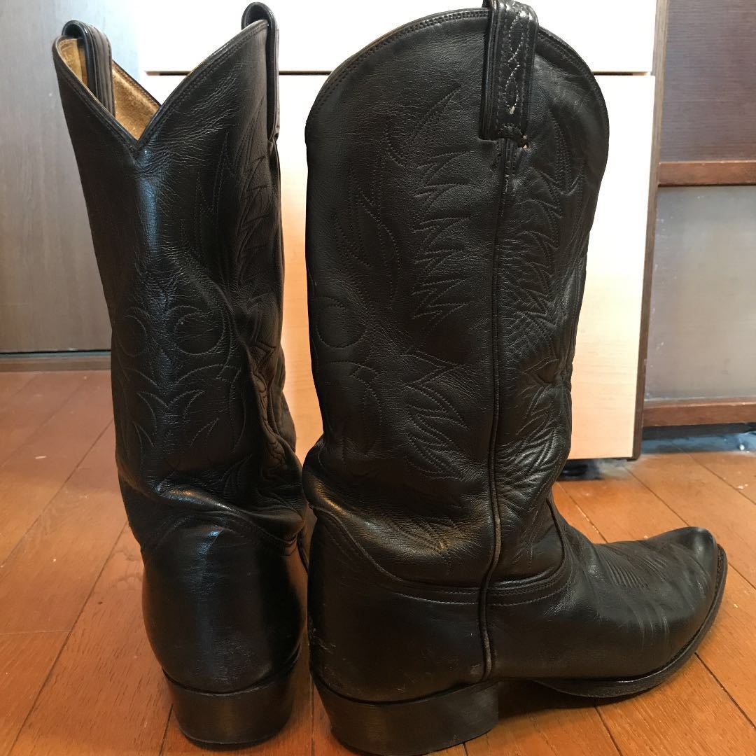 黒タグ 70s TonyLama トニーラマ 本革ウエスタンブーツ 28cm