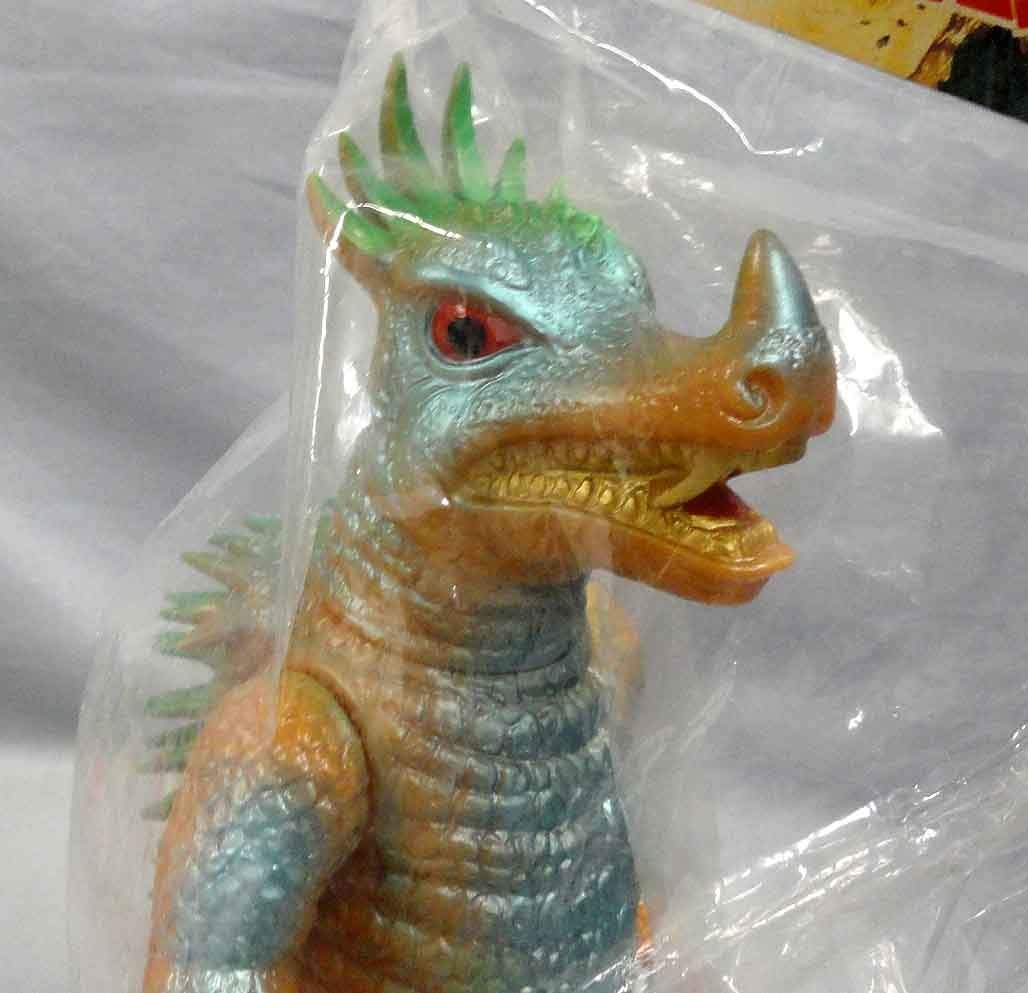 F464 ブルマァク 復刻版 ソフビ アンギラス ゴジラ 蓄光 ☆ 新旧問わず