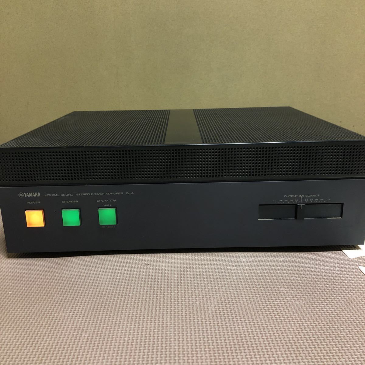 YAMAHA ヤマハ B-4 ブラック ステレオパワーアンプ YAMAHA B-4 ヤマハ ステレオパワーアンプ : ブラック | b-4 「yamaha