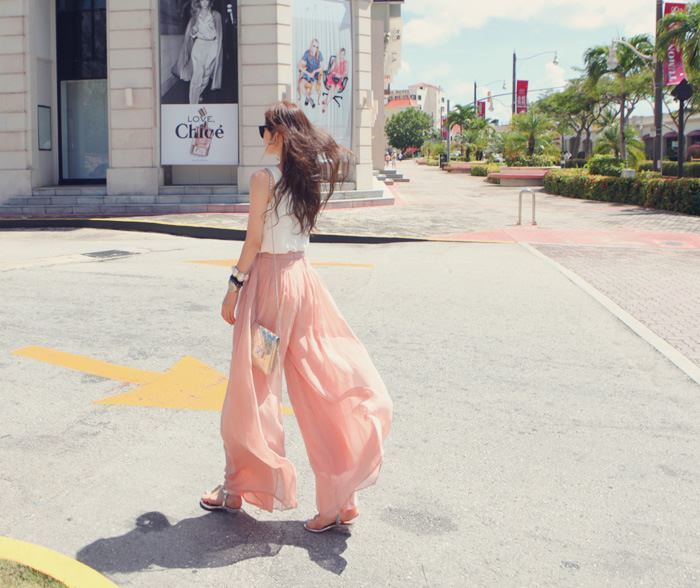 ふんわりシフォン ガウチョパンツ スカーチョ スカンツ ワイドパンツ ピンク Mサイズ 売買されたオークション情報 Yahooの商品情報をアーカイブ公開 オークファン Aucfan Com