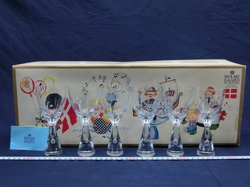 D0806 ホルムガード HOLME GAARD プリンセス ミニグラス 6客