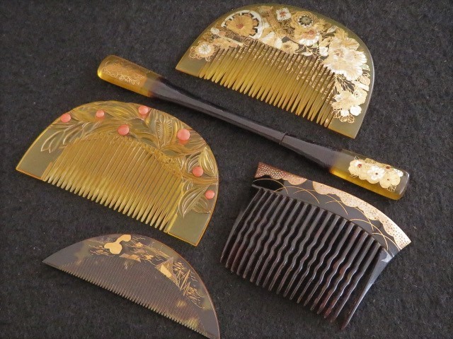 蔵出し/鼈甲 櫛 まとめて！ 簪 櫛 笄 和装小物 かんざし 古い簪 【公式