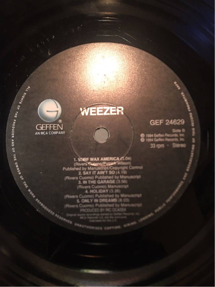 UKオリジナル盤/WEEZER/ウィーザー/1ST/名盤 W 音楽 【公式通販】