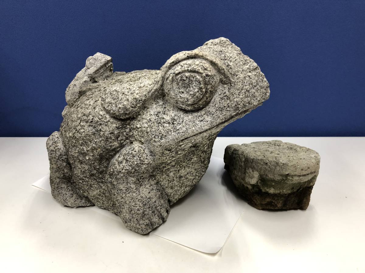 定番，限定SALE 庭石 蛙 カエル 石蛙 2個(オブジェ)｜売買されたオークション情報、yahooの商品情報をアーカイブ公開 - オークファン オブジェ