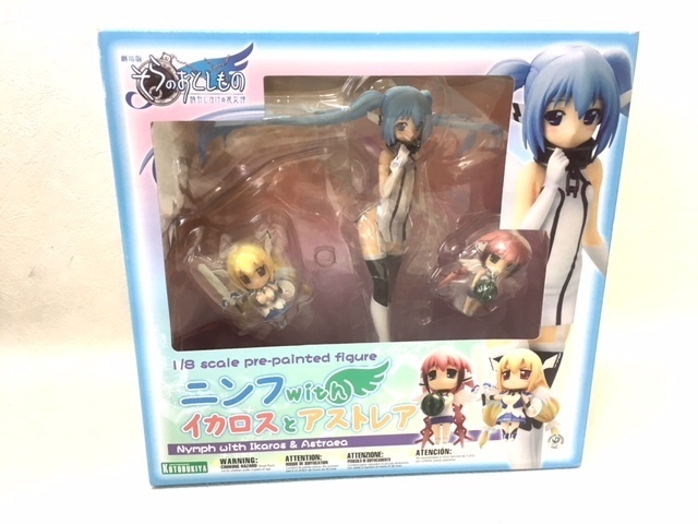 新品☆劇場版そらのおとしもの 時計じかけの哀女神 ニンフwithイカロスとアストレア 塗装済完成品 美少女 フィギュア