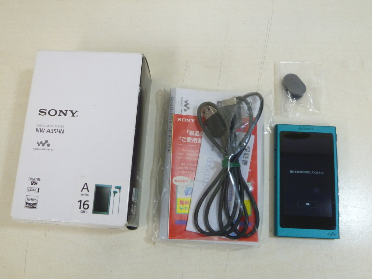 ビリジアンブルー NW-A35 SONY ウォークマン ソニー 16GB WALKMAN
