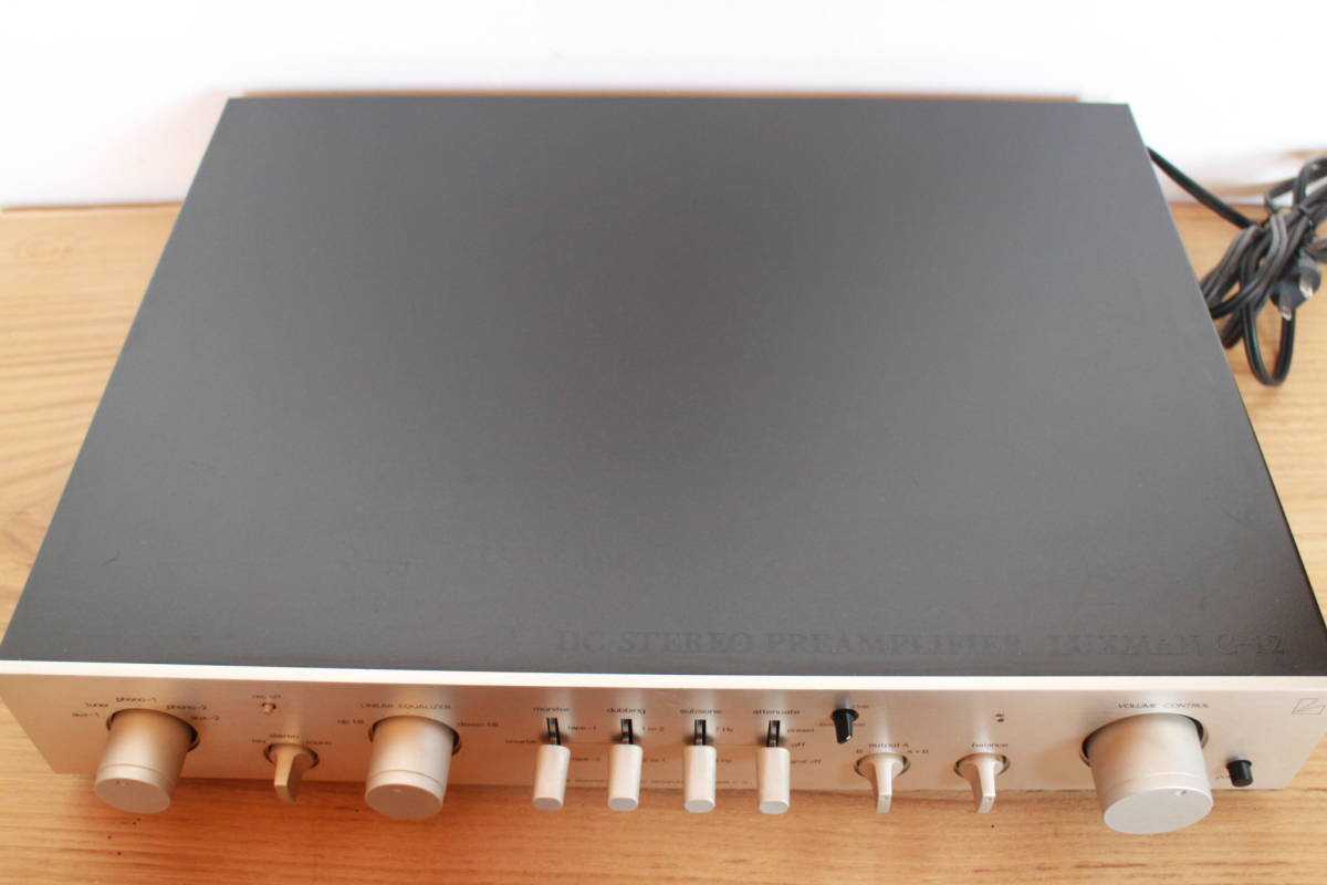 C-12 LUXMAN ラックスマン プリアンプ - オーディオ機器 コントロール