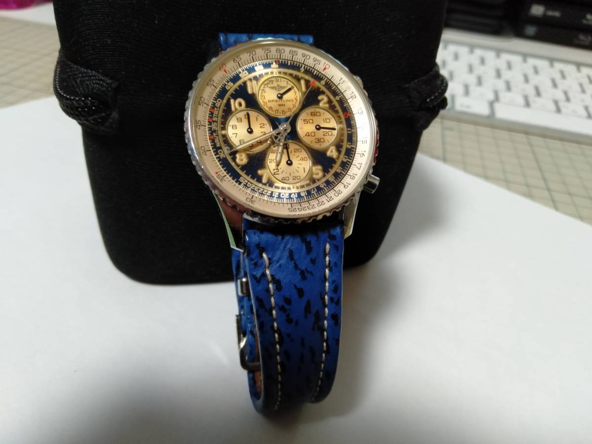 希少 ブライトリング ナビタイマー エアボーン A33030 中古美品!! 1円 