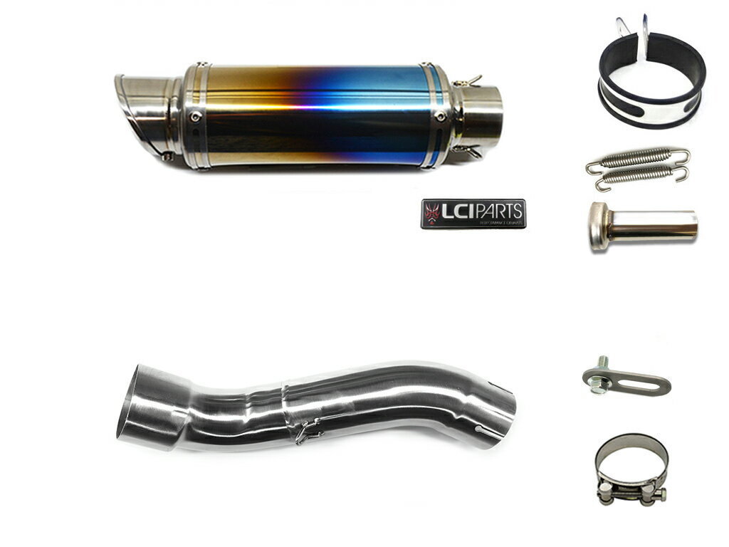 Lciparts スリップオンマフラー Cbr250rr ショートマフラー CBR250RR