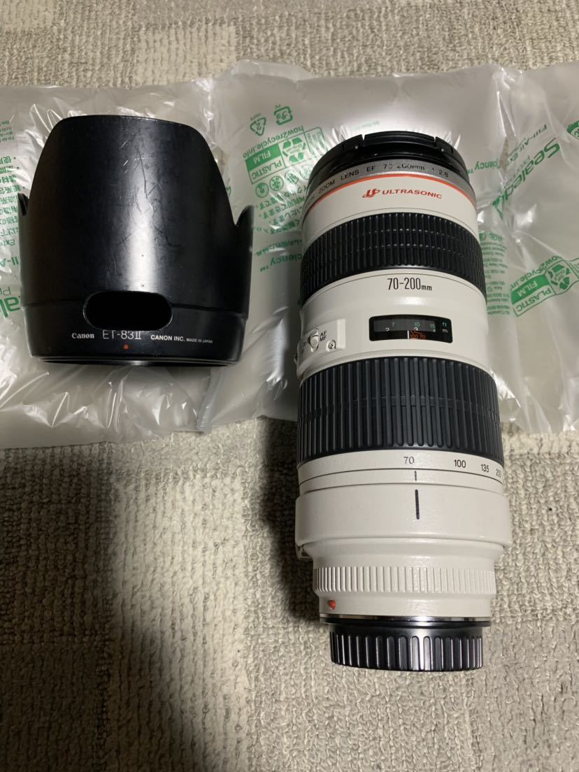 大口径 望遠ズームレンズ CANON EF70-200mm F2.8L USM ジャンク