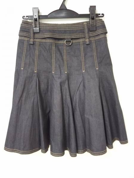 バーバリーブラックレーベル Burberry Black Label スカート ダークグレー レディース デニム ボトムス