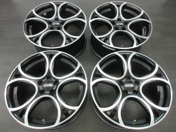 中古ホイール OZ WAVE ウェーブ 17インチ 7.5J +35 PCD 100 5穴 1