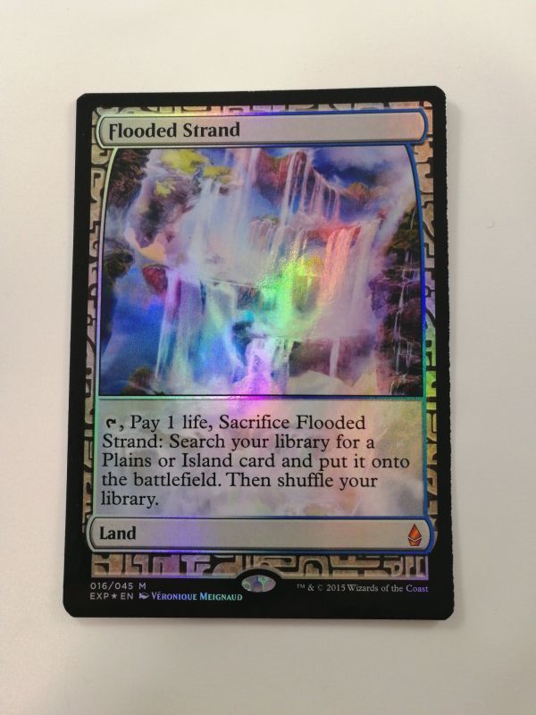 MTG 溢れかえる岸辺 / Flooded Strand Zendikar Expeditions Foil
