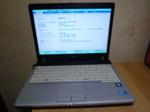 ■送料無料 訳有 12(1280x800) 富士通 LIFEBOOK P770/B Ci5_23b
