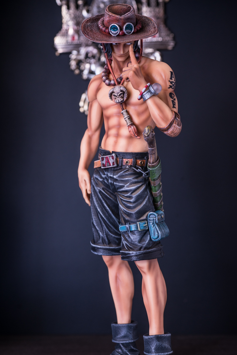 改造・リペイント　ワンピース　ポートガス・D・エース Yahoo!オークション -「フィギュア (改造 リペイント) ワンピース