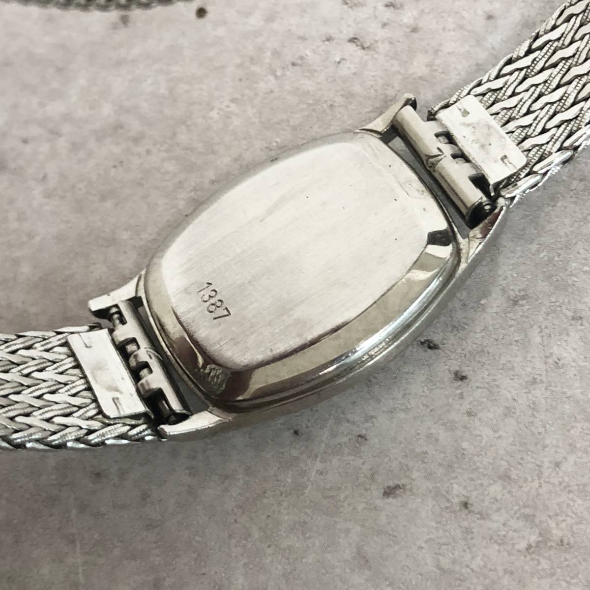 オメガ デビル クォーツ レディース OMEGA 腕時計 動作未確認 プッシュ 