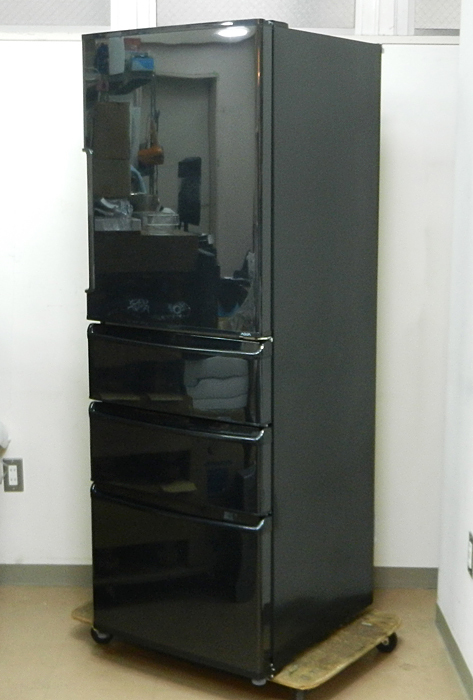 AQUA【AQR-361E（K）】アクア ノンフロン冷凍冷蔵庫 355L 4ドア冷蔵庫  