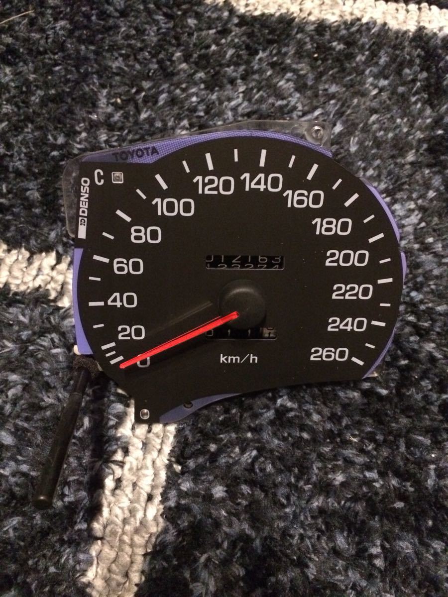 希少 MR2 SW20 純正 260km フルスケール スピードメーター 【公式通販】