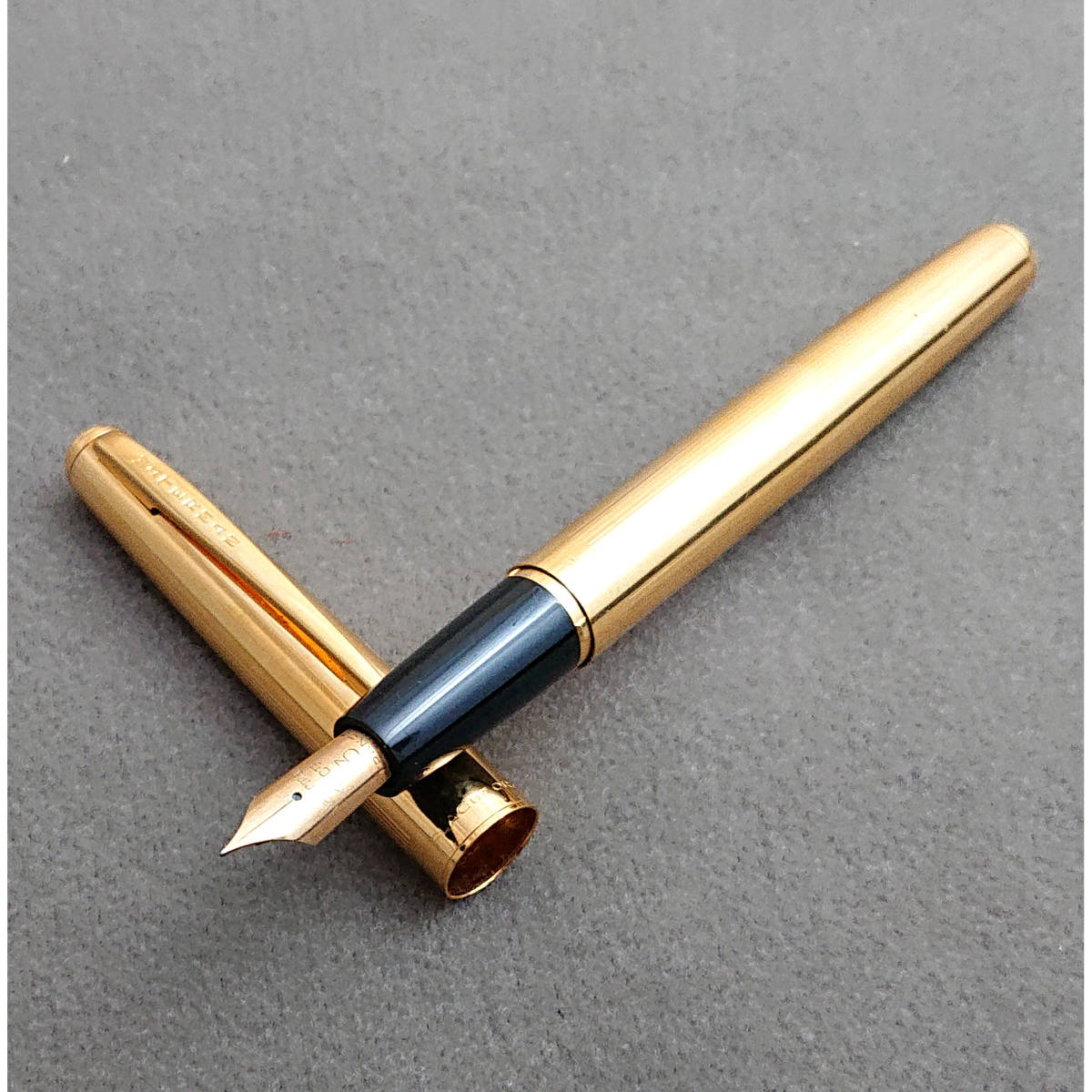 万年筆 PLAQUE OR WATERMAN ウォーターマン G 18K ペン先 - 0 C⁄F 750 