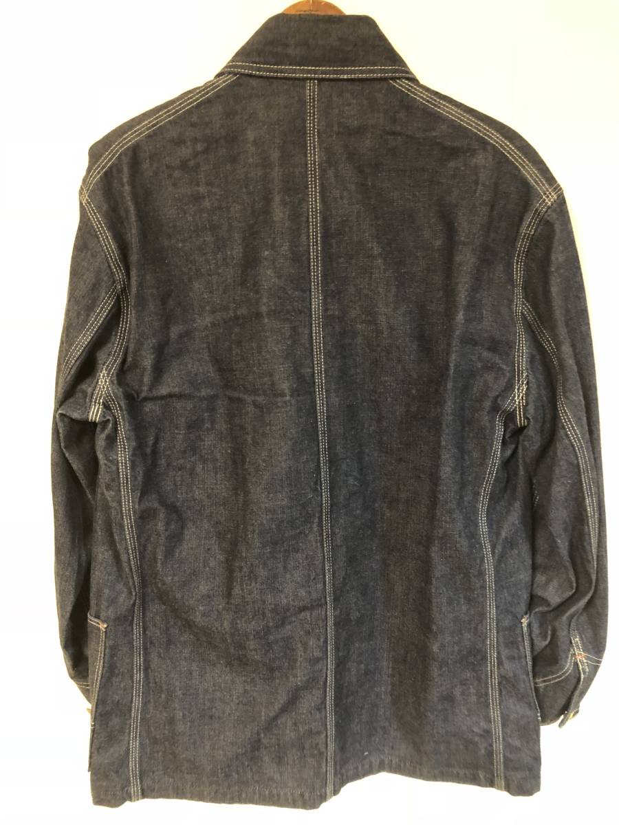 ATLAST AT LAST カバーオール 149J 40 濃紺 デニム テンダーロイン