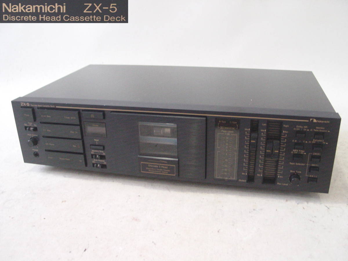 ☆Nakamichi ナカミチ ZX-5 3ヘッドカセットデッキ Discrete Head