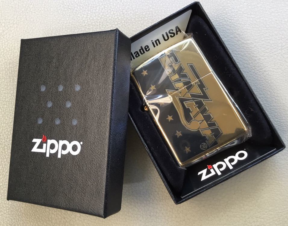 ゴールド ZIPPO ライター 矢沢永吉 イーグル Made in USA YAZAWA 永吉 