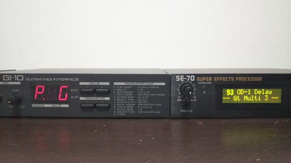 直販人気商品 【ラックマウント】BOSS SE-70 と GI-10 のセット マルチ