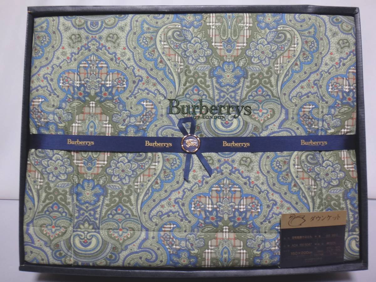 Burberry バーバリー 羽毛肌掛けふとん 150x200cm ダウン50％ 日本製