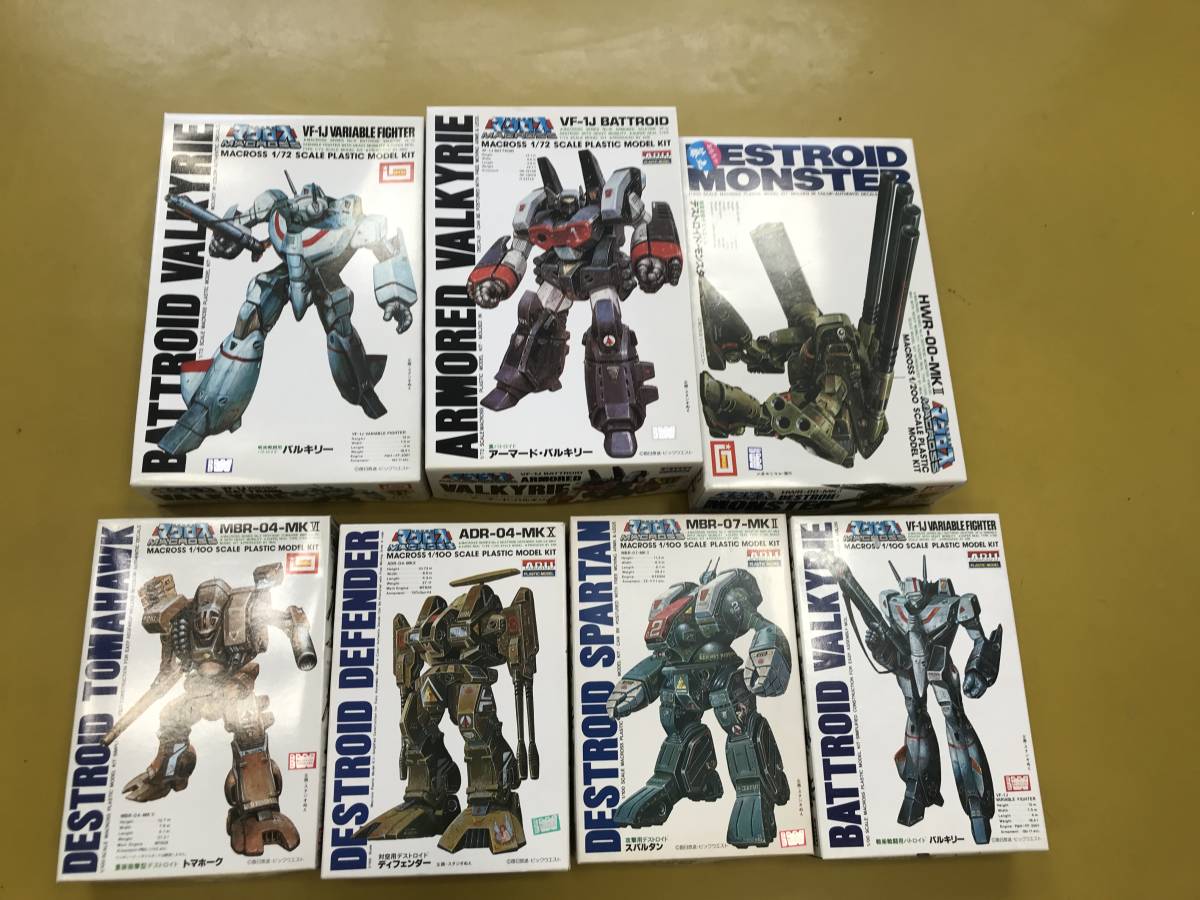 ARII　超時空要塞　マクロス　プラモデル　7点セット　完品有り　青良03　0611