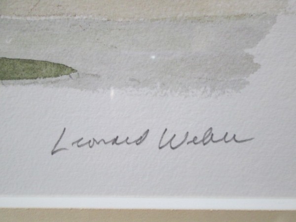 Leonard Weber レオナルド・ウェーバー 版画（ジクレー）サイン入り