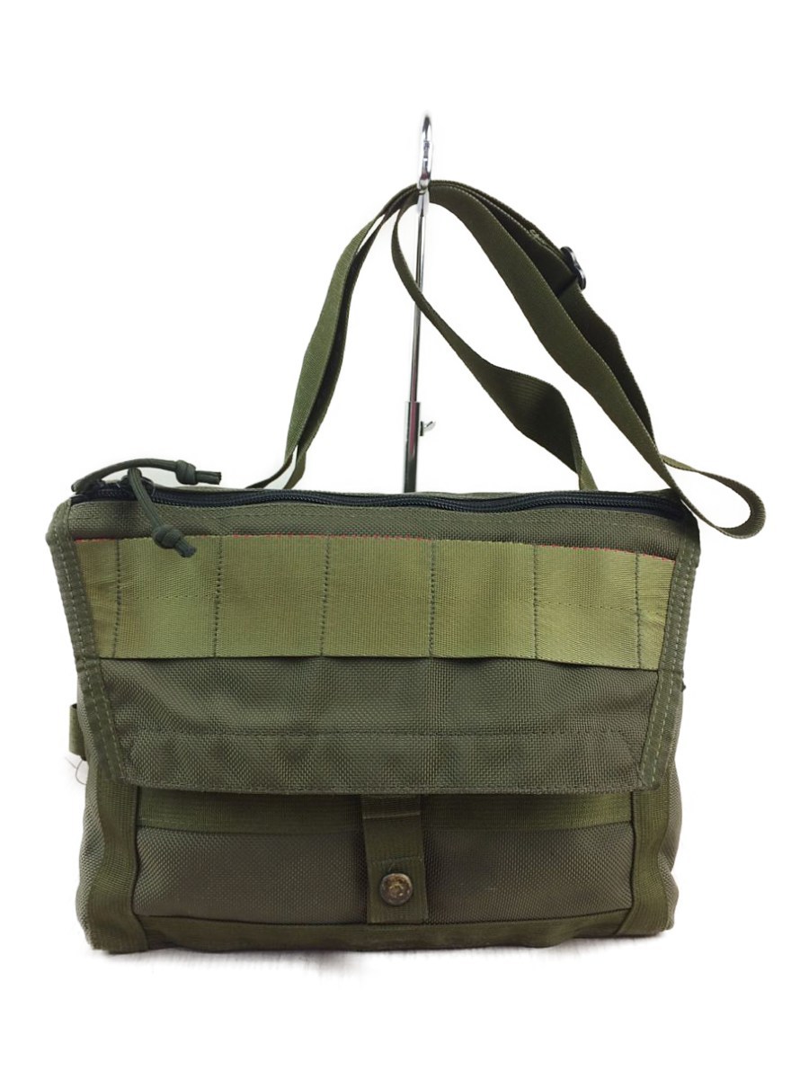 BRIEFING◆BEAMS+別注/FLEET MESSENGER BAG/メッセンジャーバッグ/ナイロン/KHK/