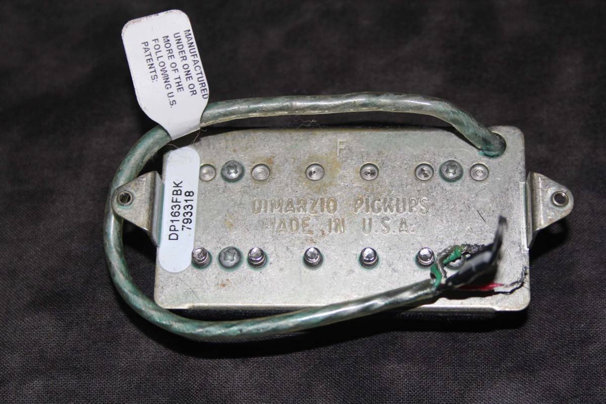 ■　DiMarzio　ディマジオ　■　P90 サウンド　Blues Bucker　ブルースバッカー　Fスペース／トレムバッカー　【 DP163FBK／DP-163FBK 】
