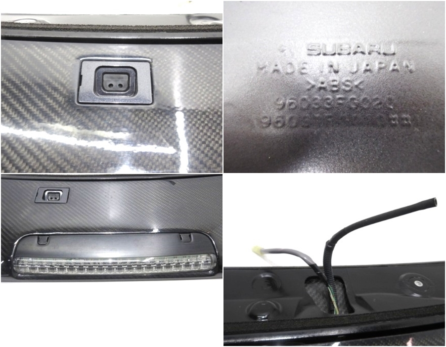 カーボン リアウイング ☆ リアスポイラー ☆ GRB インプレッサ WRX