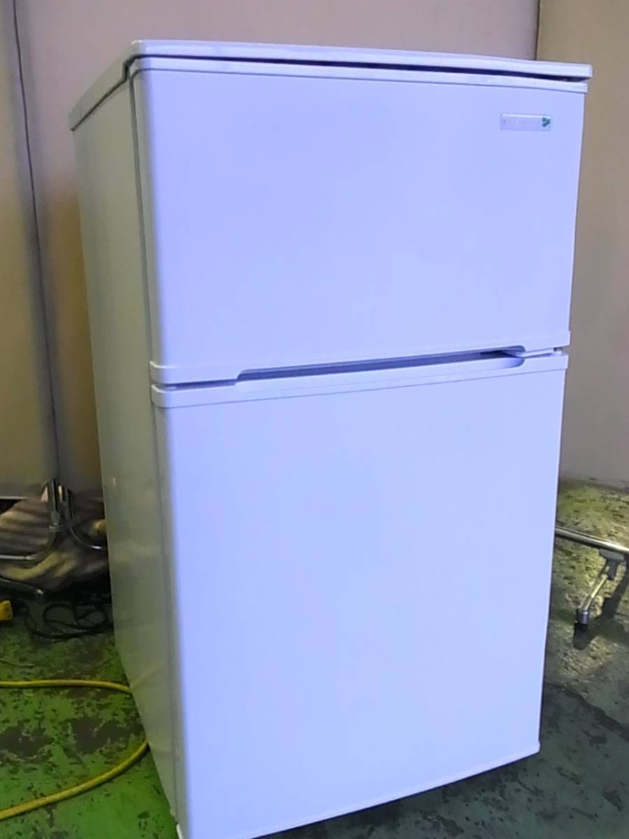E◇ヤマダ電機 冷凍冷蔵庫 YRZ-C09B1 90L 2017年製 中古品◇ YRZ-