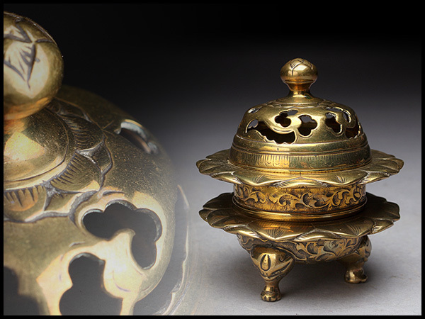 【高品質，爆買い】 BU348 仏教美術 真鍮鍍金蓮唐草文火舎香炉 真鍮鍍金蓮華形火舎香炉 真鍮鍍金蓮花型火舎香炉 重量513g 仏壇仏具佛教美術(真鍮製)｜売買されたオークション情報、yahooの商品情報をアーカイブ公 真鍮製