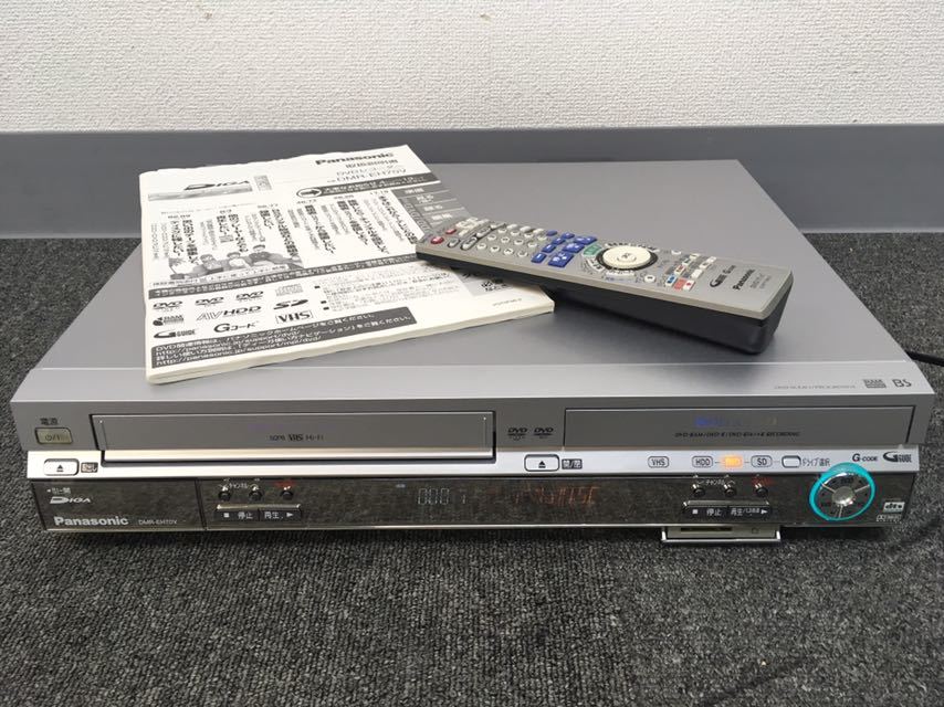 DVDレコーダー Panasonic/パナソニック DMR-EH70V 通電確認済み VHS