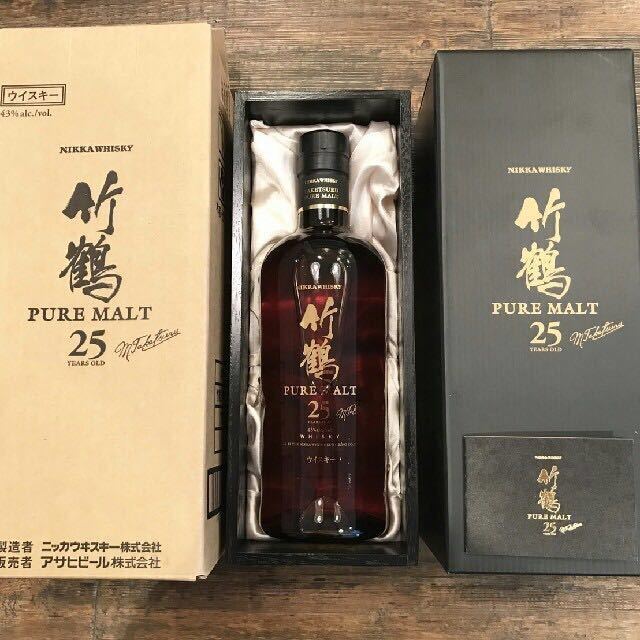 竹鶴 25年 ニッカ NIKKA | MALT │ 木箱付 0 YEARS OLD お