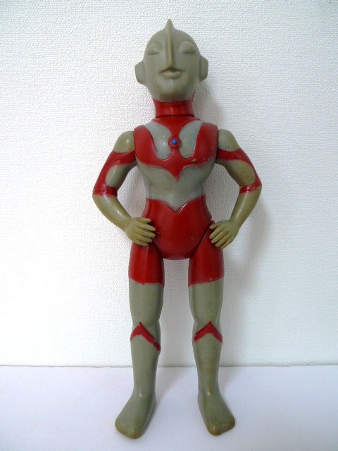 【珍品】ウルトラマン 大サイズ ソフビ ブルマァク マルサン 両足刻印 当時物 ブルマァク ソフビ 当時物 大サイズ 帰ってきたウルトラマン 珍品