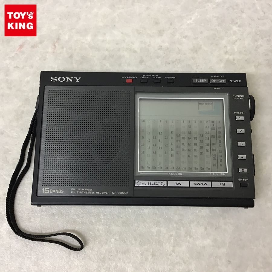 動作確認済 / 箱無し SONY ICF-7600DA FM/LW/MW/SW 15バンド ラジオ