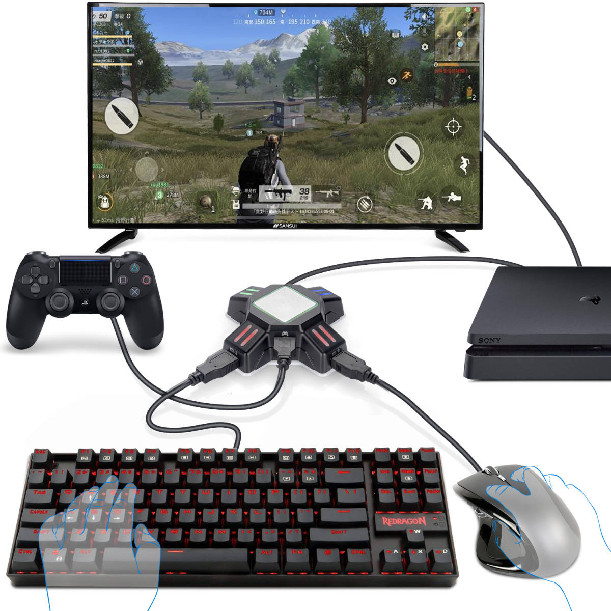 マウスコンバーター キーボード マウスコンバーター マウスコンバーターps4 Switch Ps4pro Ps4slim Xboxone Ps3 Ps3 Slim等対応 周辺機器 売買されたオークション情報 Yahooの商品情報をアーカイブ公開 オークファン Aucfan Com