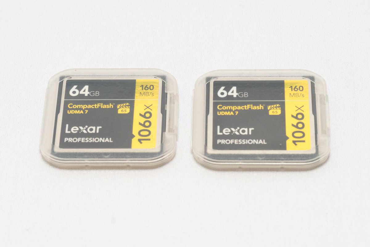 ★☆Lexar 64GB CFカード　中古２枚セット　送料出品者負担☆★