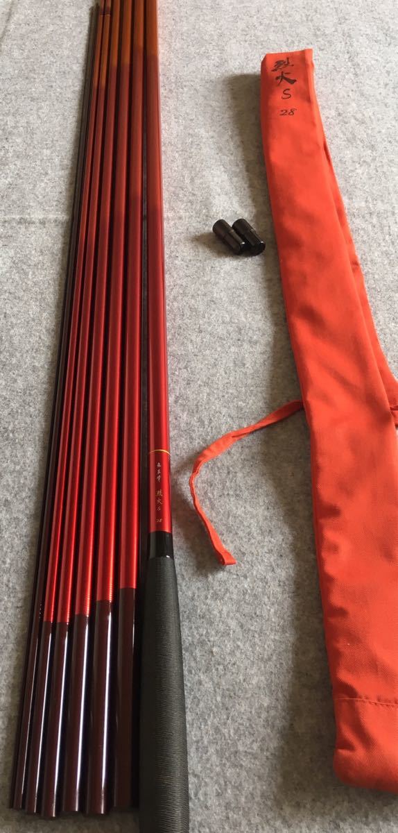 へら竿 ダイワ 烈火S 28尺 美品 付属品は画像の通り 【公式通販】