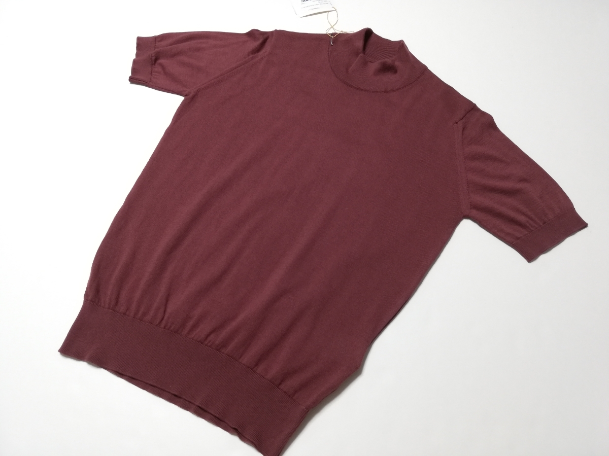 【全国無料，本物保証】 レディース XS ジョンスメドレー 最高級コットン モックネックシャツ S3813 BOTANICAL BLUSH JOHN SMEDLEY イギリス製(セーター)｜売買されたオークション情報、yahooの商品情報をアーカイブ公開 - オー 女性用