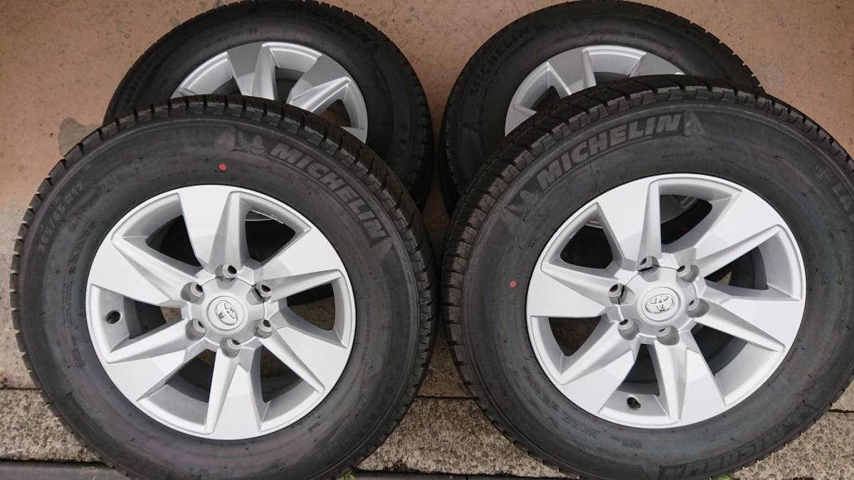 車のパーツ ☆新車外し☆ランクルプラド タイヤホイール4本セット