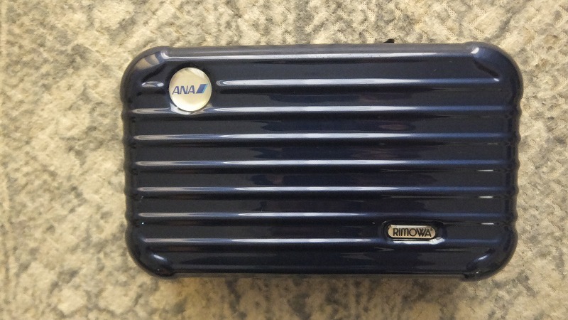 ANA×RIMOWA ネイビーマルチケース ノベルティポーチ ファーストクラス
