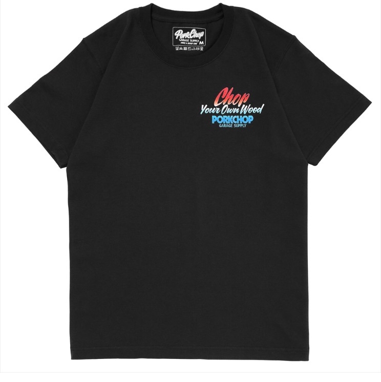 PORKCHOP ポークチョップ CIRCLE PORK BACK Tシャツ challenger rats ROUGH AND RUGGED PORKCHOP GARAGE SUPPLY 24 SCRIPT T XL 新品 XL 新品PORKCHOP