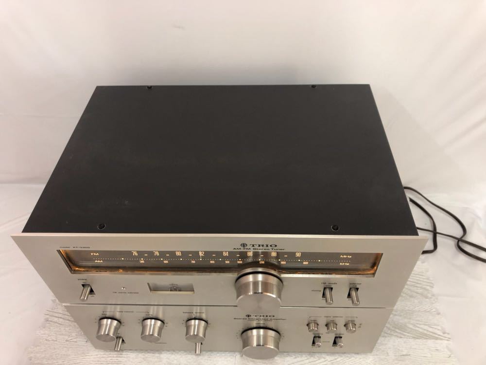動作品TRIO （トリオ）KA-3300 アンプ&KT-5300 チューナー